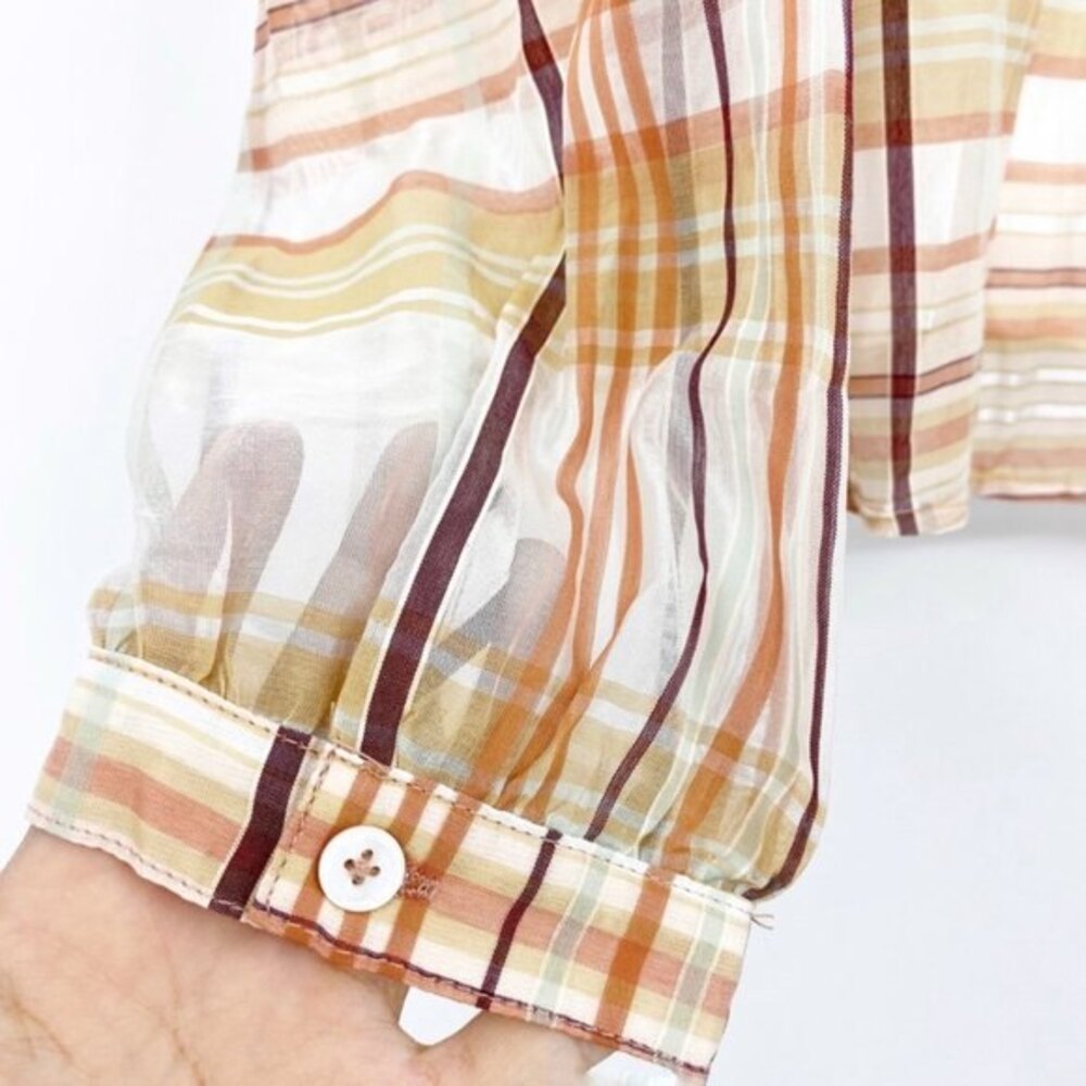 Anthropologie Current Air Polly Ruffled-Peasant L - Picture 6 of 13
